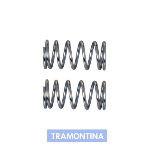 Kit com Duas Molas Para Carretel Roçadeira Aparador de Grama Original Tramontina Peças de Reposição