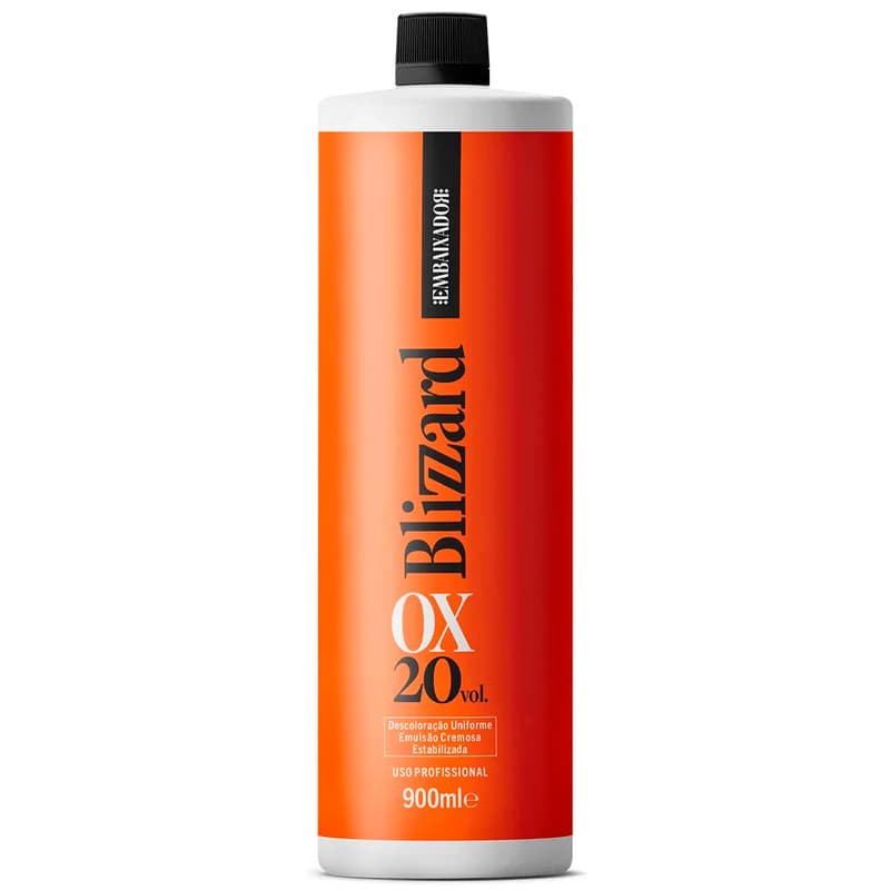 Agua Oxigenada OX 20vol. Blizzard Embaixador - 900mL