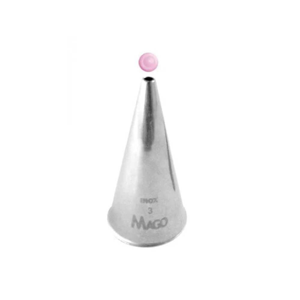Bico P/Confeitar Inox Mod.3 Pequeno Perle Mago