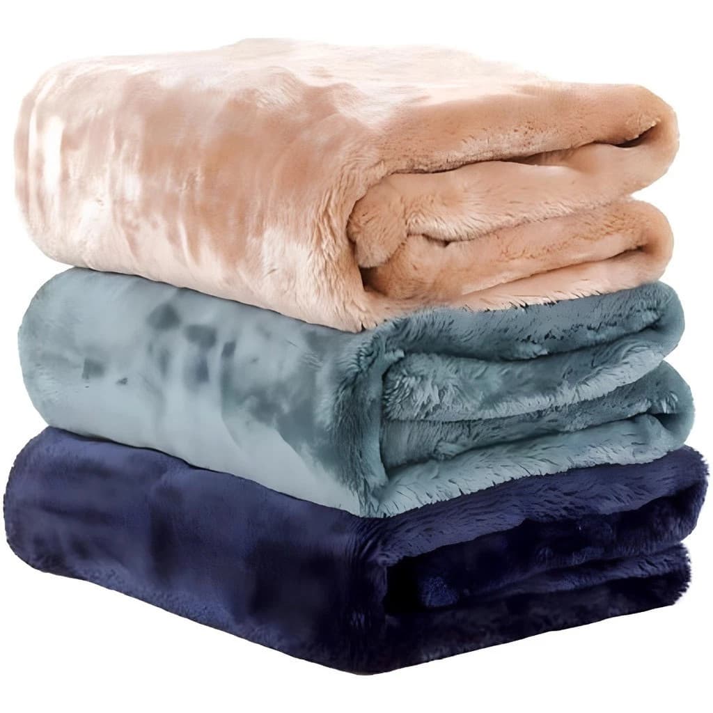 Manta Casal Soft Antialérgica 2,00x1,80Mt Lisa Várias Cores