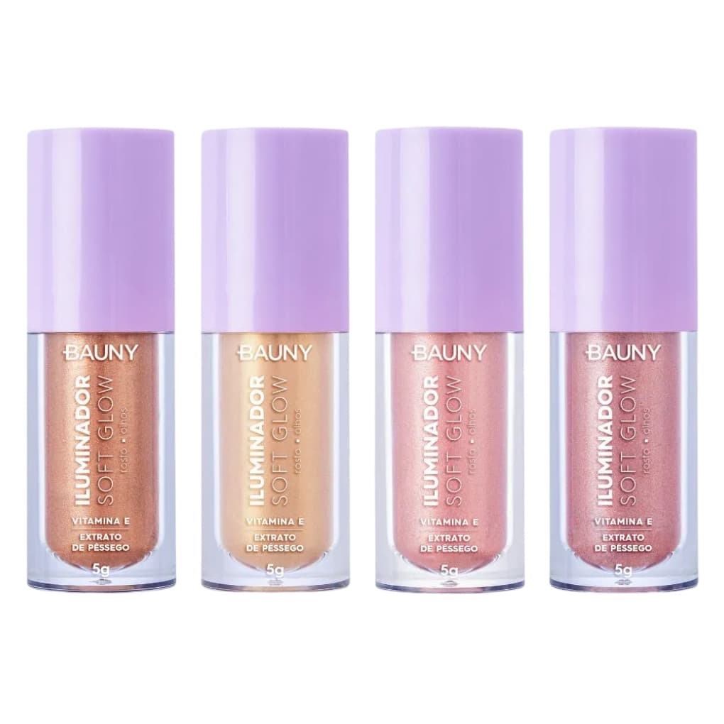 Iluminador Bauny Líquido Soft Glow Brilho Natural