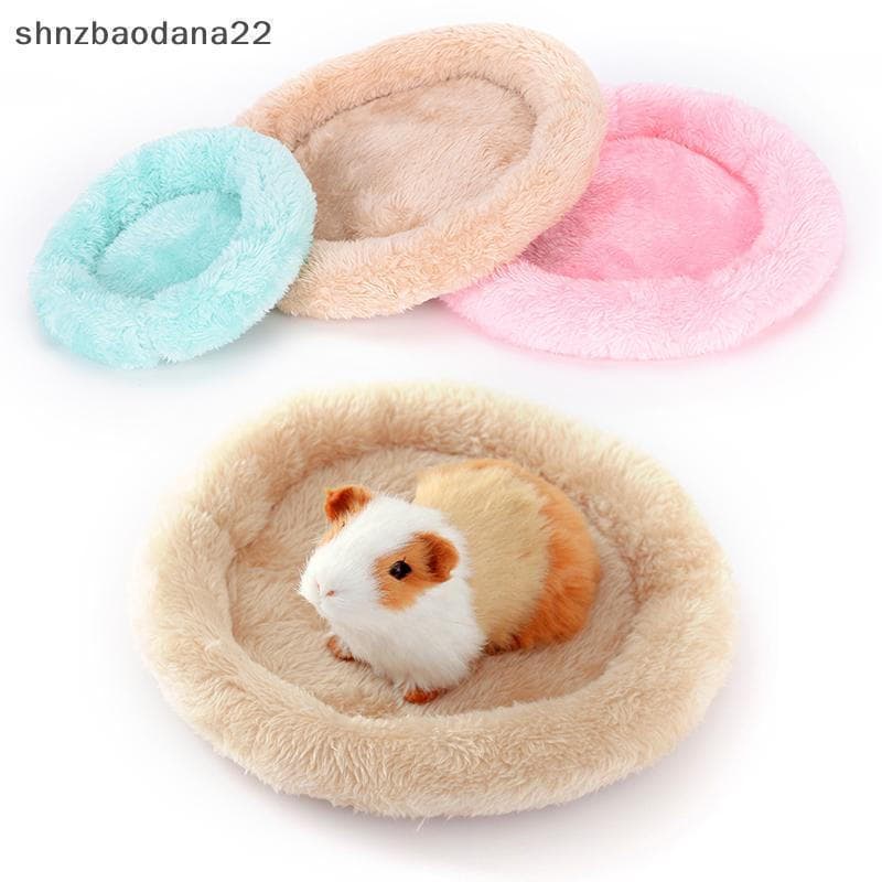 [Shnzd] Nova Cama De Lã Macia Para Cobaia , Tapete De Gaiola Animais Pequenos De Inverno , Dormir hamster EMKK
