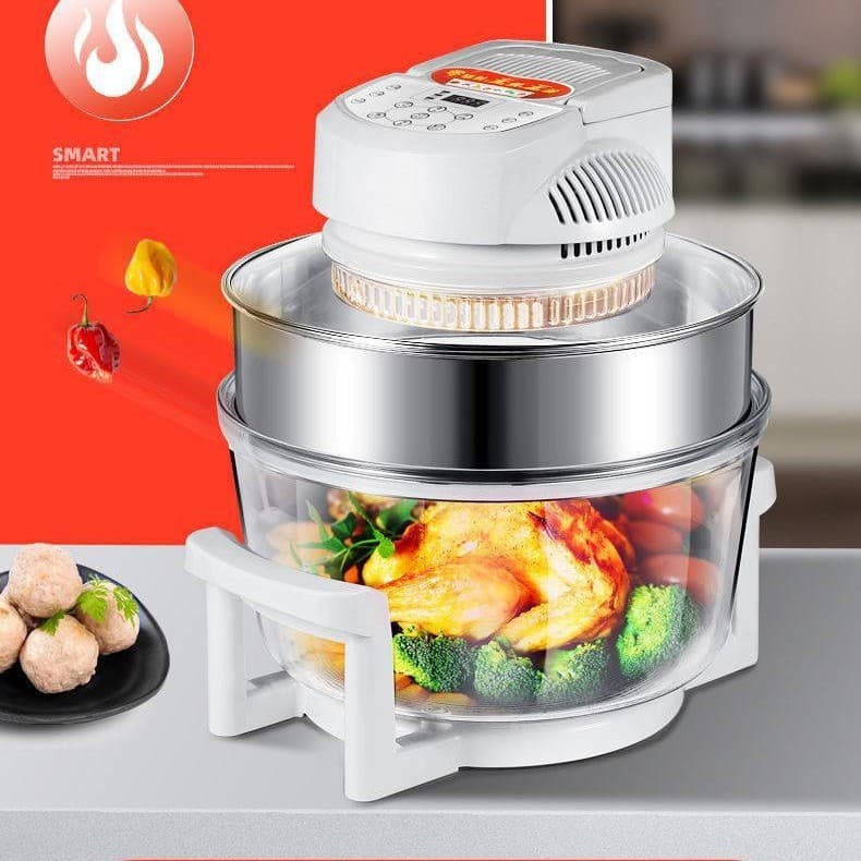 Onda clara forno fritadeira de ar onda quente forno sem fumaça fritadeira elétrica batatas fritas torradas máquina batat