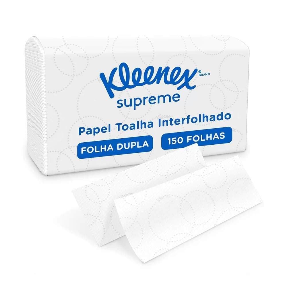 Papel Toalha Interfolhado Kleenex Supreme 150 Folhas