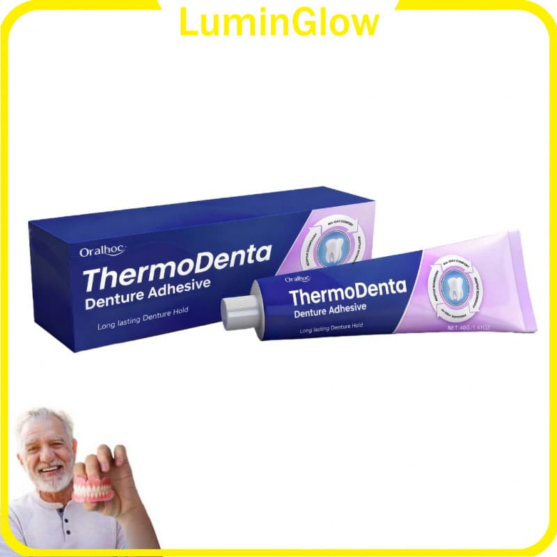 [LuminGlow]ThermoDenta Adesivo Termoplástico para Próteses Dentárias, Fixação Segura, Alta Aderência e Longa Duração