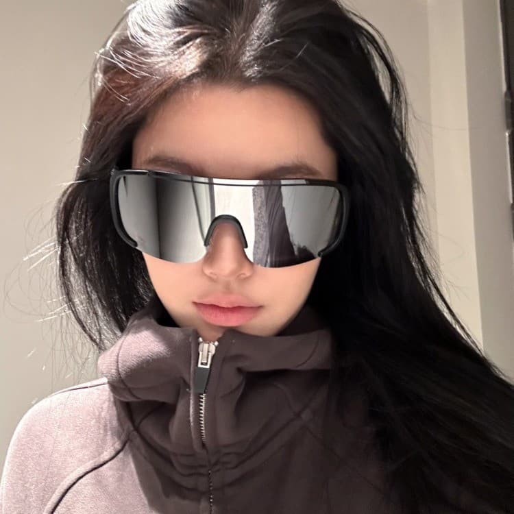 Novo óculos de sol para ciclismo ao ar livre, óculos de sol à prova de vento para bicicleta, lente de mercúrio, óculos d