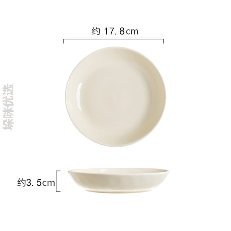 Prato profundo de cerâmica minimalista osso China placa luz luxo High-End requintado prato utensílios de mesa domésticos