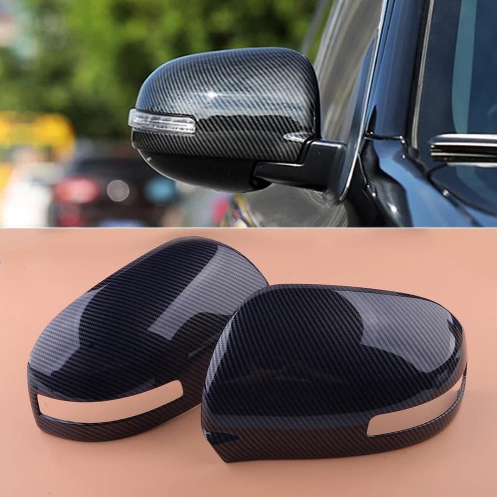 2 Pçs Espelho Retrovisor Lateral Capa Guarnição Apto Para Mitsubishi Outlander Sport ASX Com Luzes Giratórias 2019 2018
