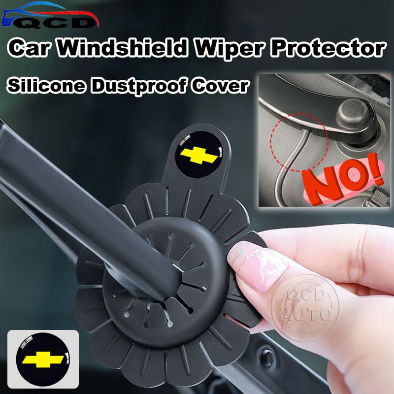 Protetor De Limpador De Pára-Brisa De Carro Chevrolet Silicone À Prova De Poeira Orifício Anti-Folha Para Onix Plus Cruz