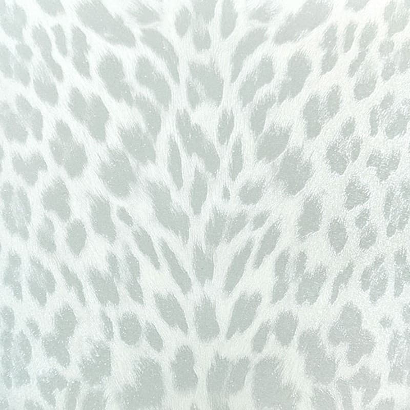 Papel de Parede Animal Print Cinza Detalhes em Brilho Glitter - Coleção Adi Tare 2 | Kantai