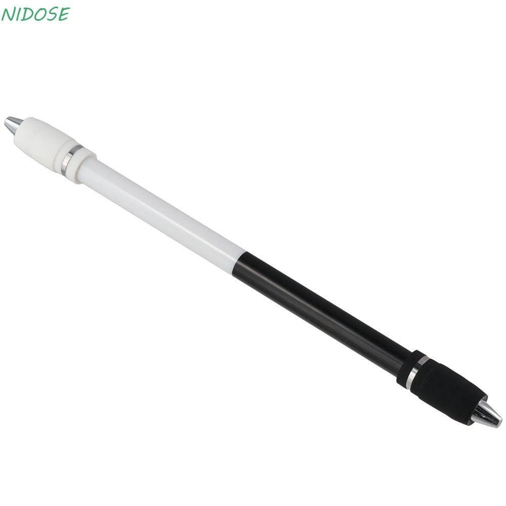 Caneta NIDOSE Spin Pen , Preto PC Spinning , Escritório Pesado Branco Não Deslizante Revestido