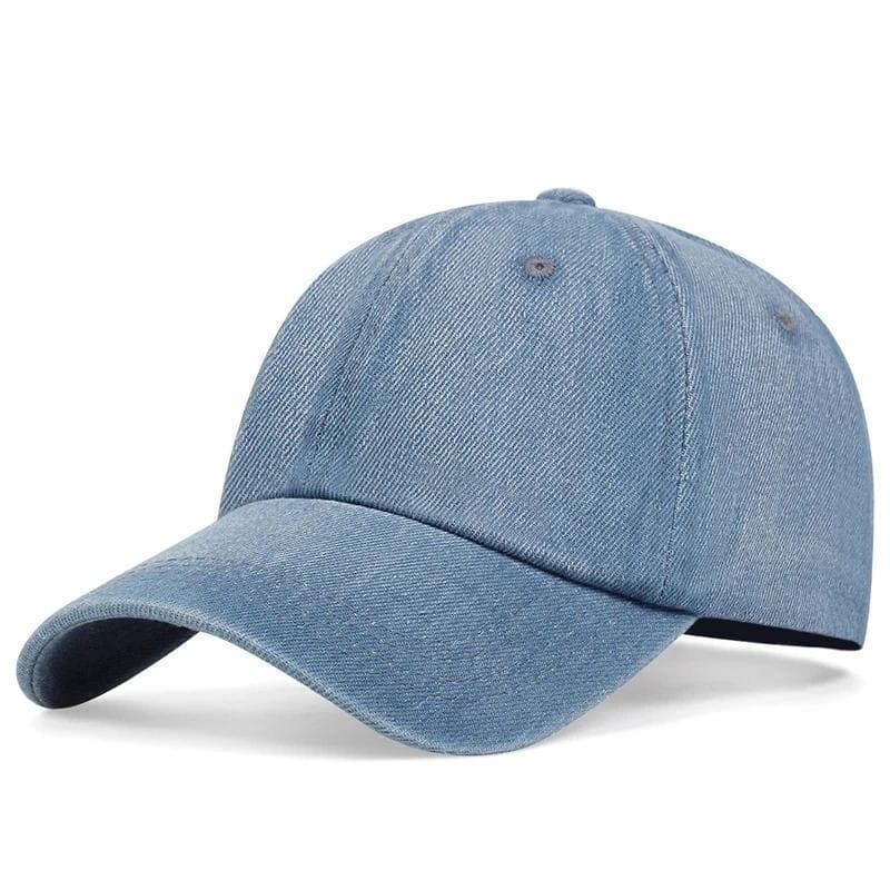 Boné de Beisebol Unissex Estilo Cowboy, Boné Casual de Outono para Homens e Mulheres, Boné de Esporte ao Ar Livre em Jea