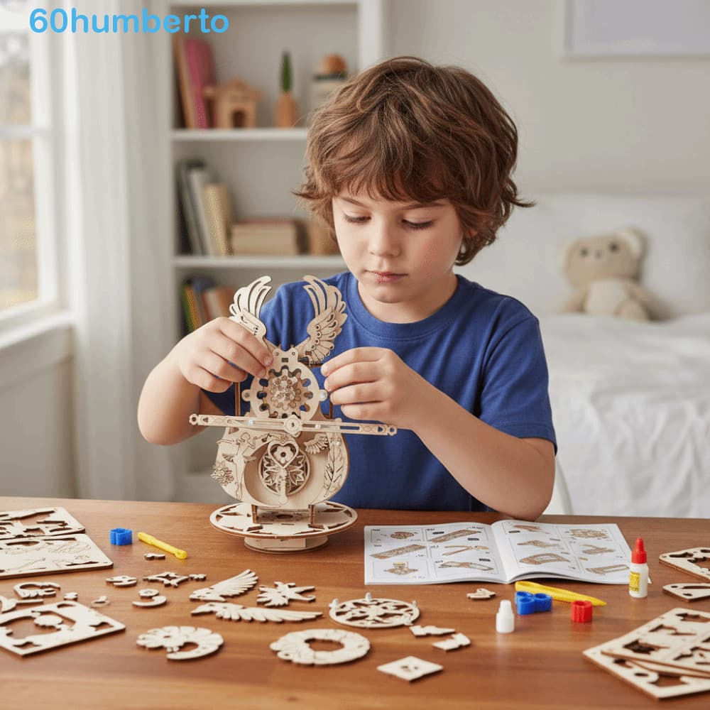 HUMBERTO 3D Puzzle , Modelo De Violoncelo De Construção De Instrumentos De Material , Caixa De Música De Design DIY Graf