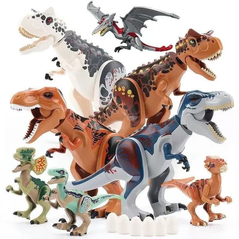 Lego Dinossauro Blocos De Construção Tiranossauro Rex Parque Mundial Jurássico Brinquedo Dinossauro