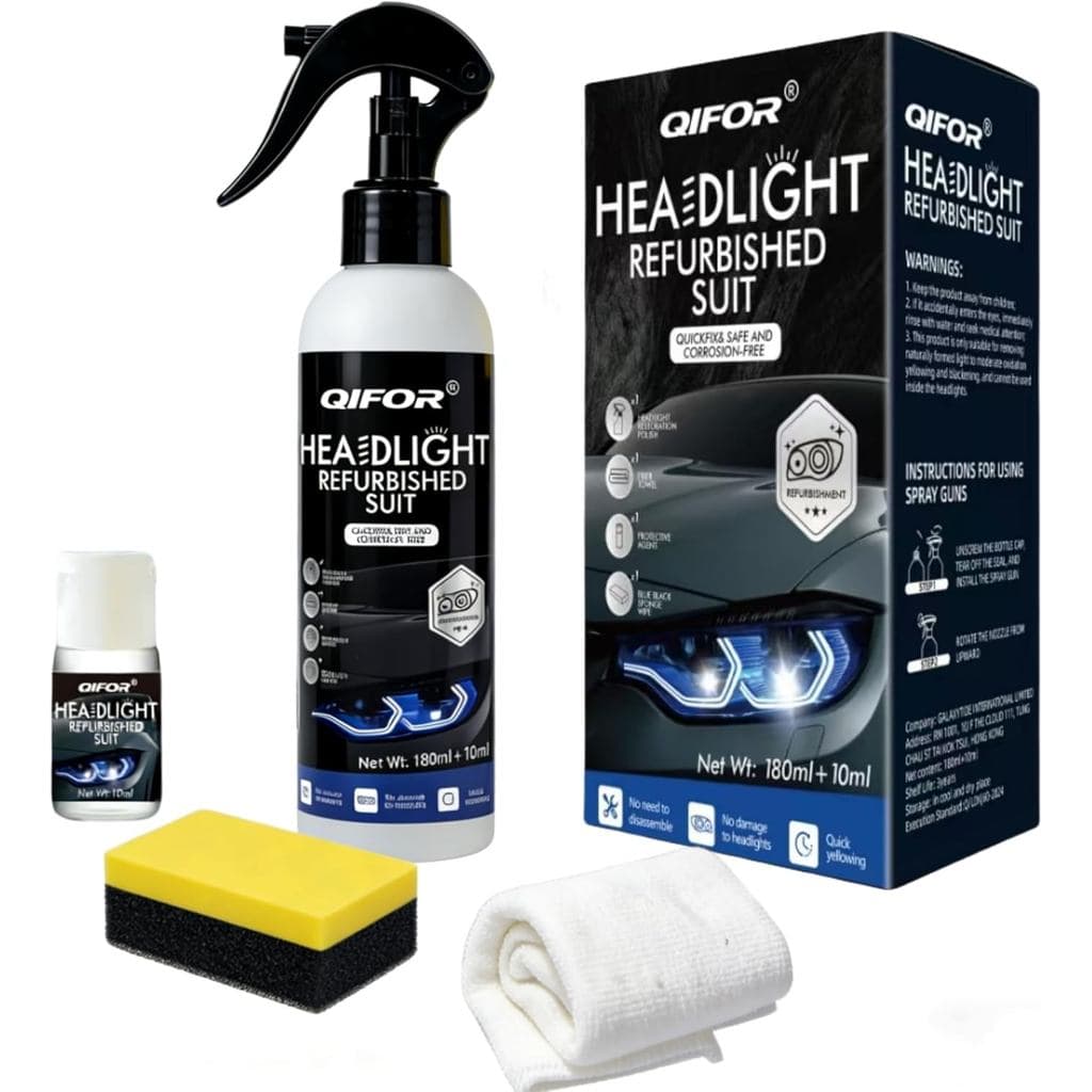 kit De Restauração De Faróis Automotivos , Oxidados E Amarelos , Remodelador De Revestimento Cristalino Aprimorado Desfo