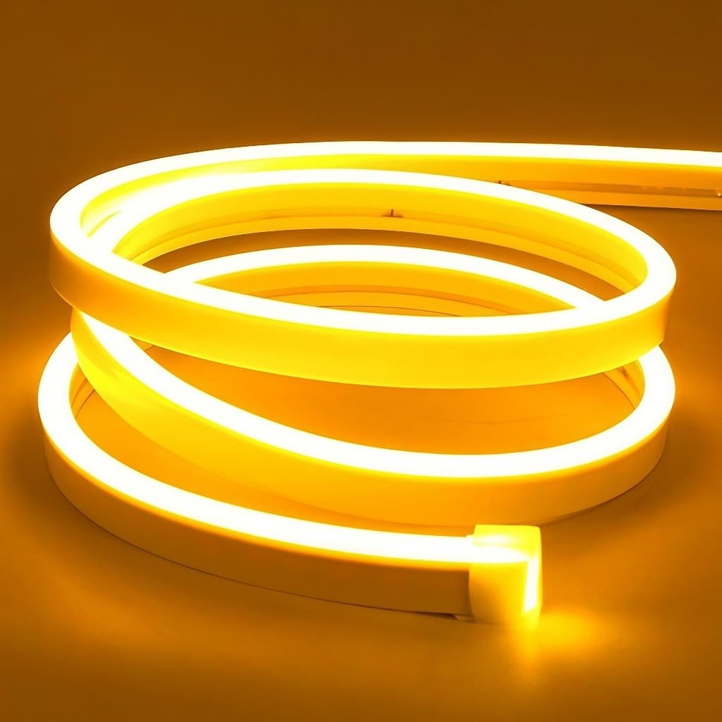 Mangueira Fita LED Neon Flex 1m a 10metros Branco Quente / Branco Frio110v/220V