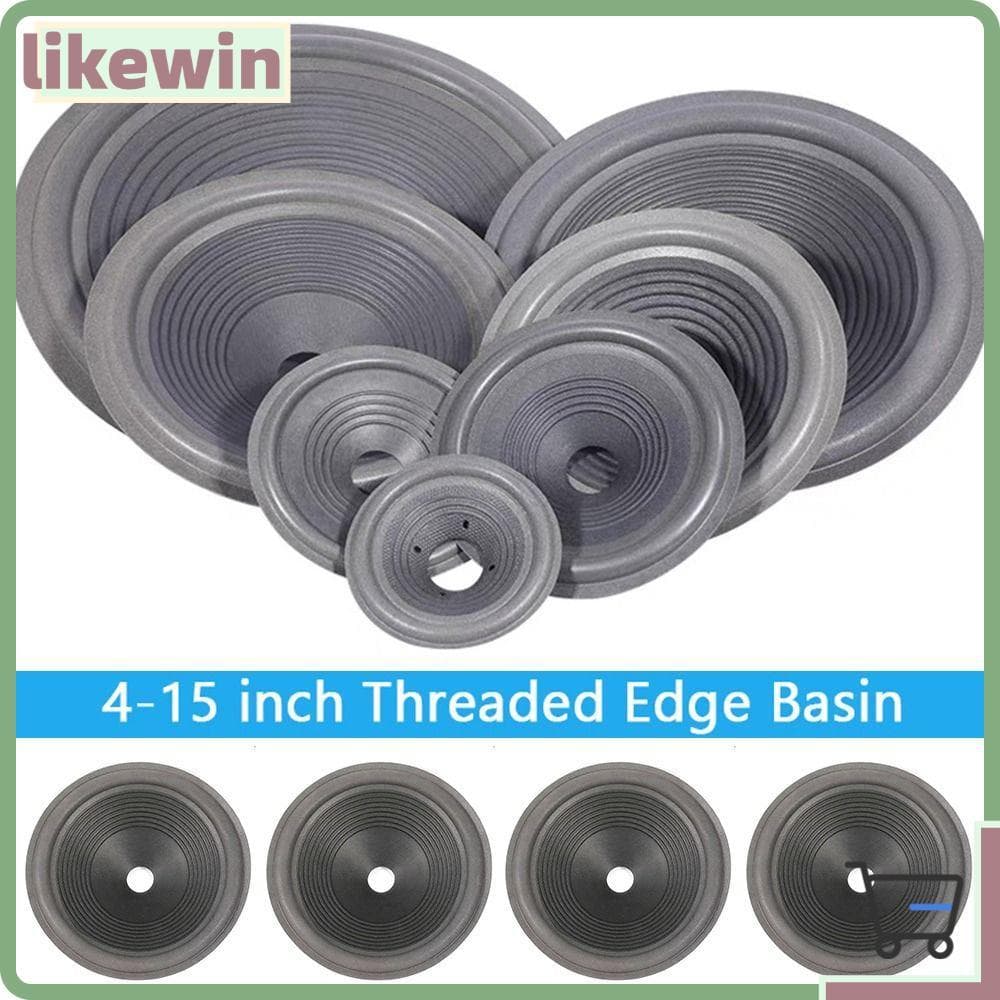 Cone De Papel Woofer De Alto-Falante Tipo 1 Unidade , Kit De Reparo De Bobina De Voz Com Rosca De 4/5/6.5/8/10/12 Polega
