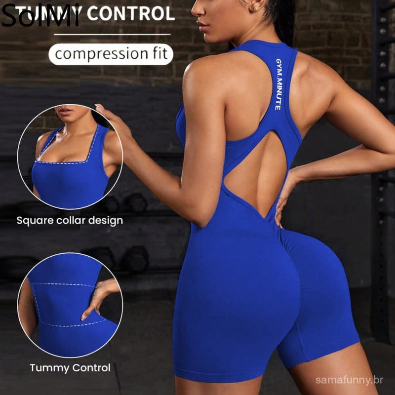 Novo Body Sem Costura Europeu e Americano para Mulheres, Alta Elasticidade, Justo, Yoga, Levanta Bumbum, Respirável, Est
