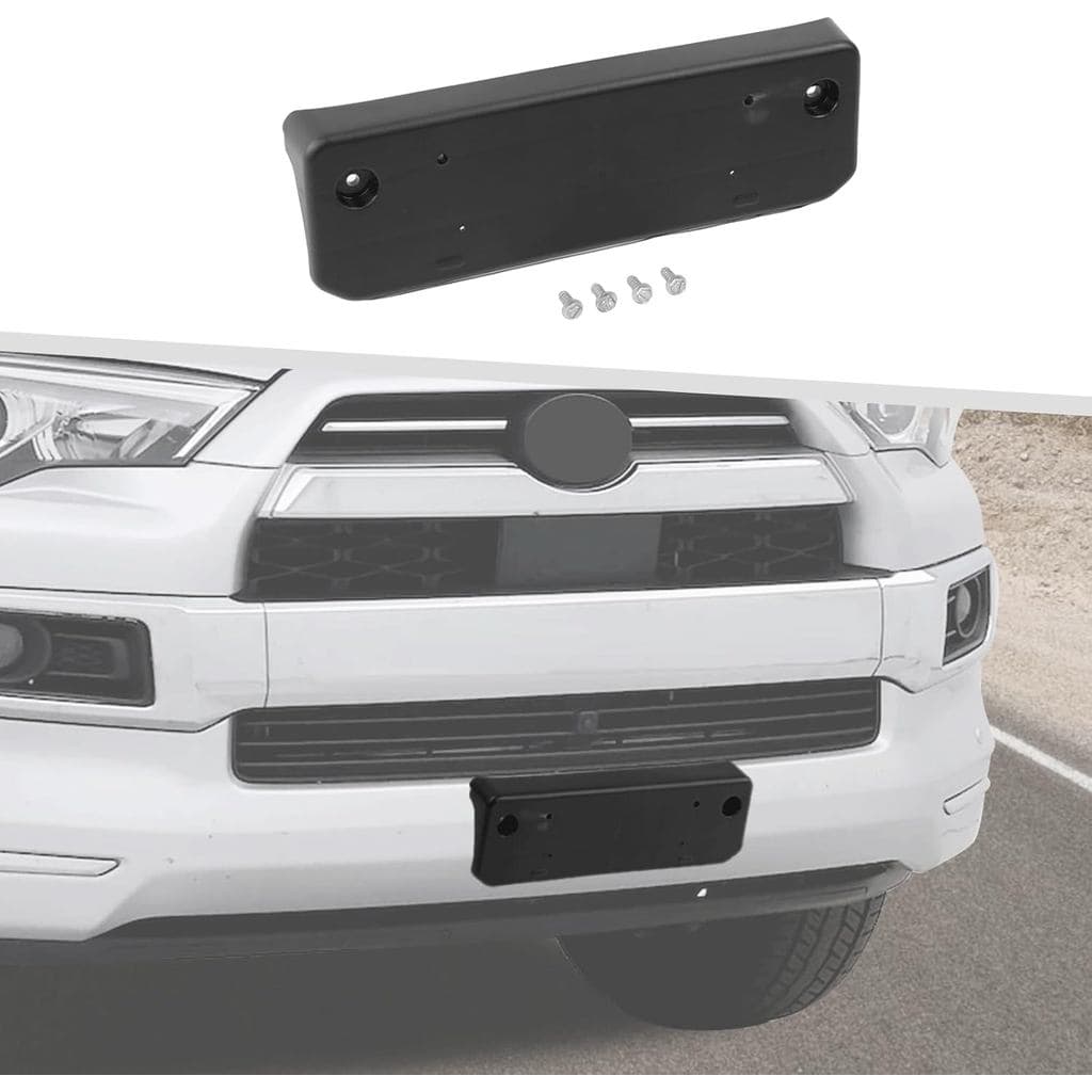 Suporte de Placa de Licença Dianteira Jimen para Toyota 4Runner Limited 2010-2023