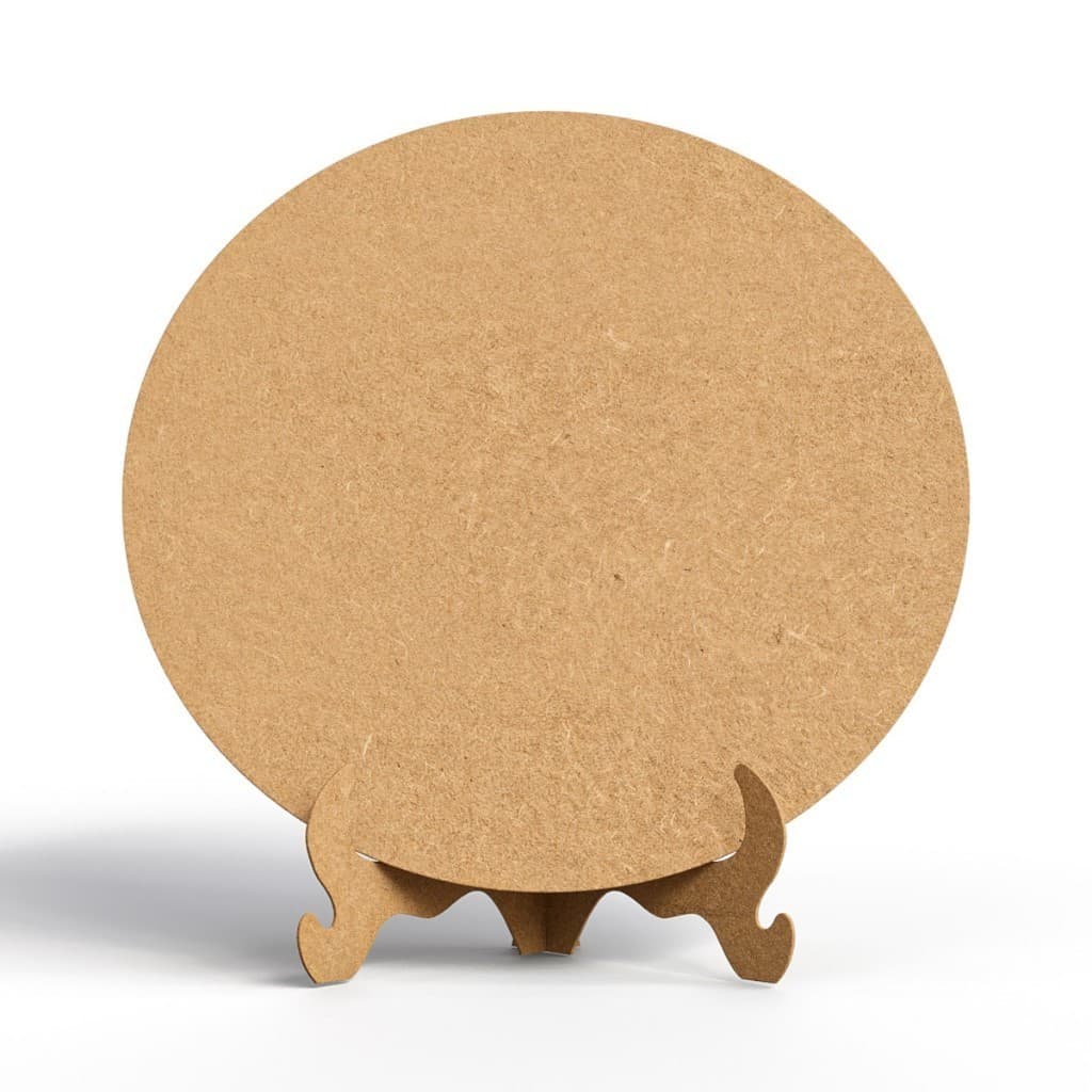 Painel Redondo MDF 50cm Festa Aniversário Display Mesa Decoração Com Suporte