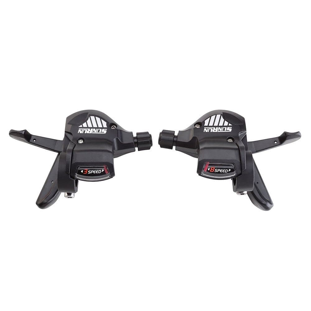 ALAVANCA CÂMBIO RAPID FIRE 24V PRETA COM CABOS SUNRUN 9444