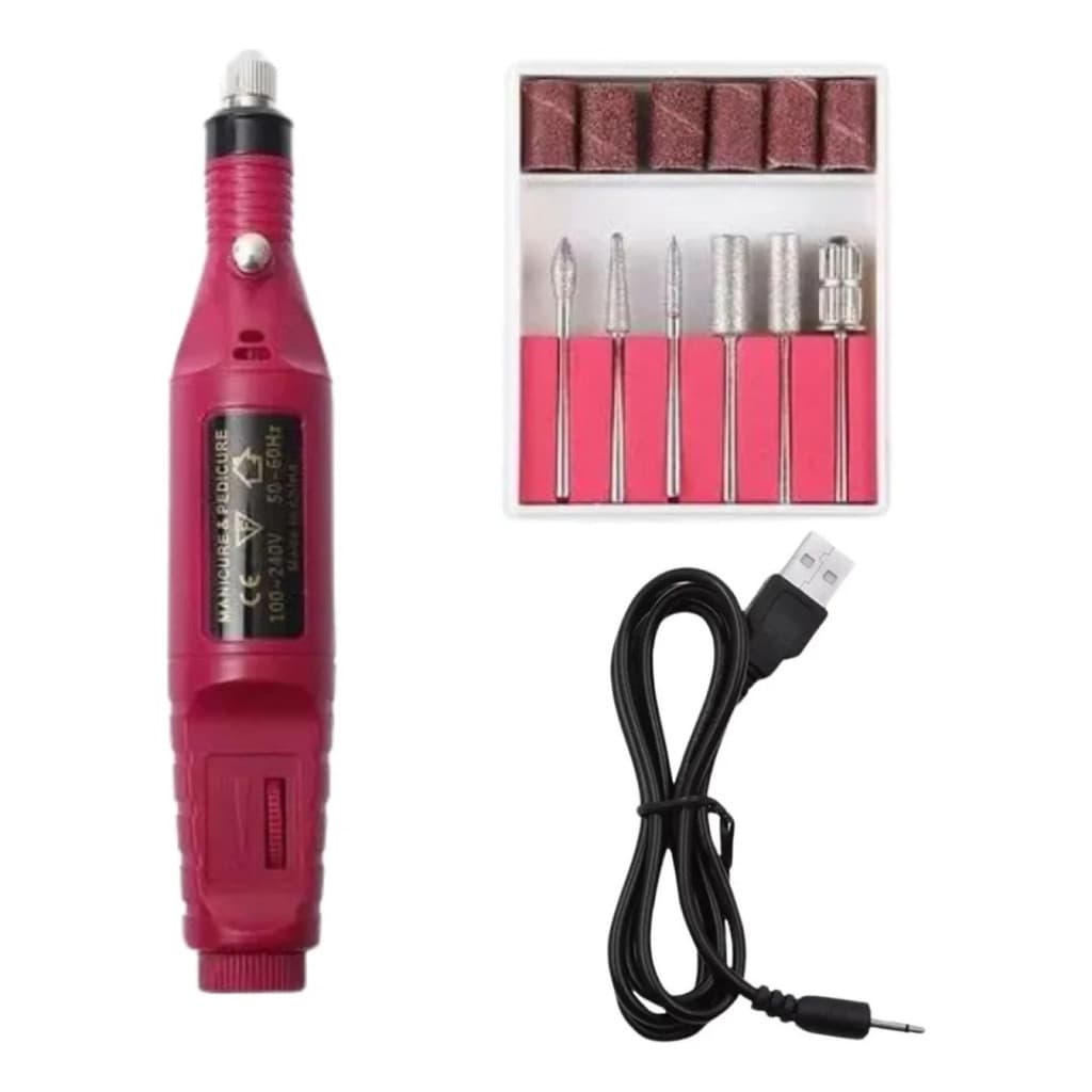 Lixadeira De Unha Elétrica Profissional - Bloco Motor Bivolt