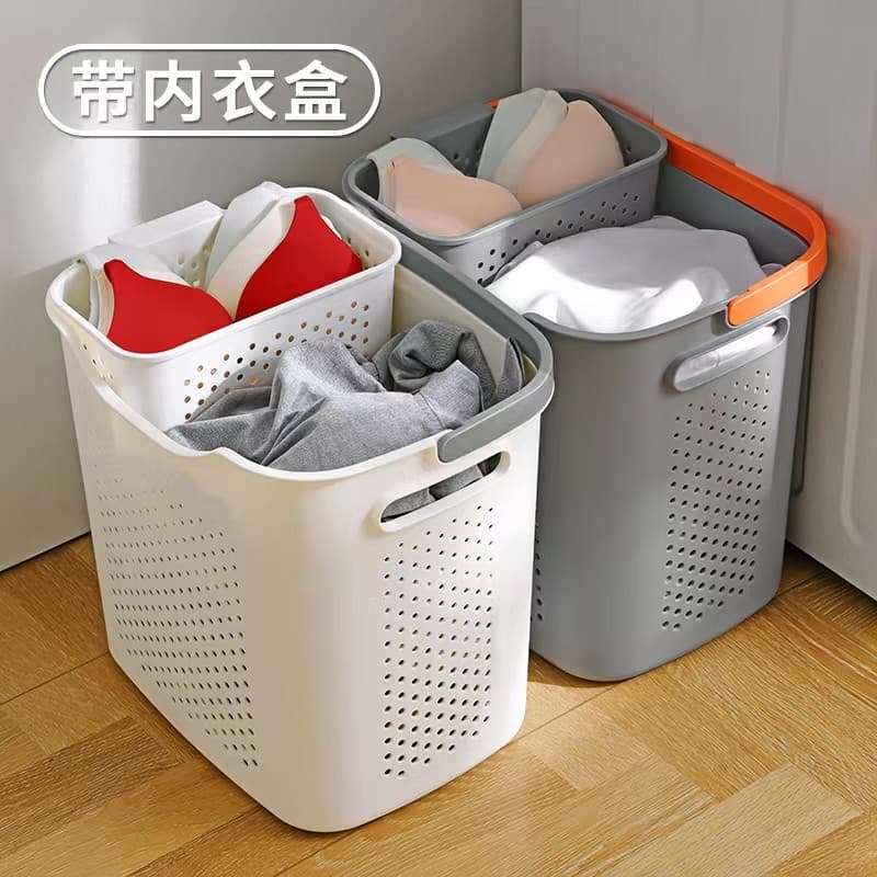 Xingyou cesta de roupas sujas para casa, banheiro, lavanderia, roupas sujas, divisória, cesta de armazenamento, luz, lux