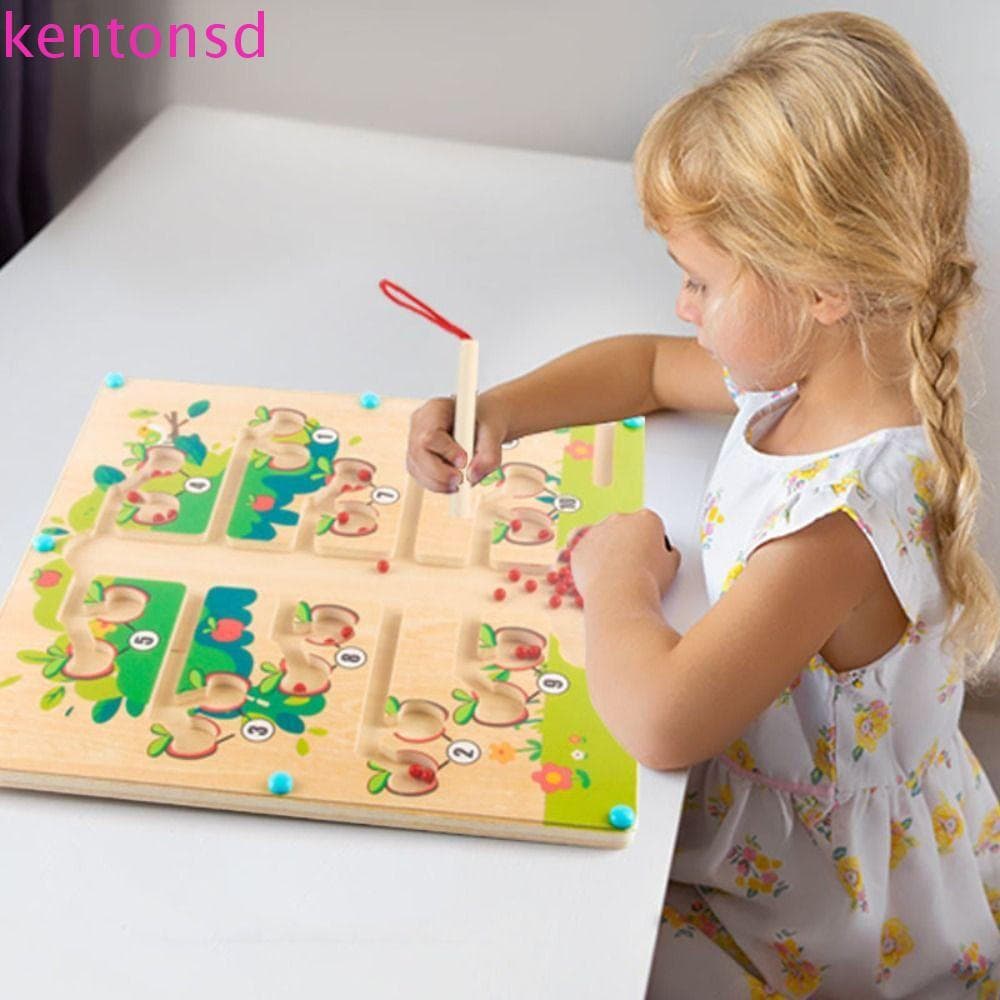 Labirinto De Classificação De Cores KENTONSD , Brinquedo De Quebra-Cabeça De Contagem , Placa