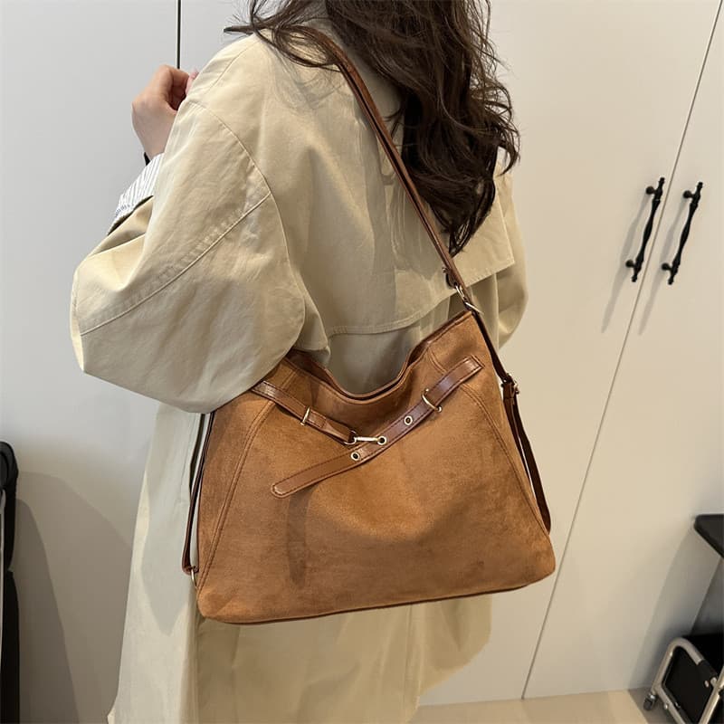 Mochila transversal casual de ombro único com grande capacidade