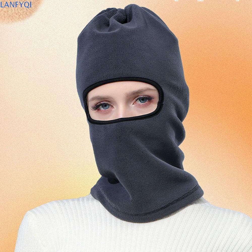 Máscara De Ciclismo LANFYQI , Boné Pulôver Balaclava De Inverno Para Rosto Inteiro , Chapéu Térmico Bicicleta Com Proteç