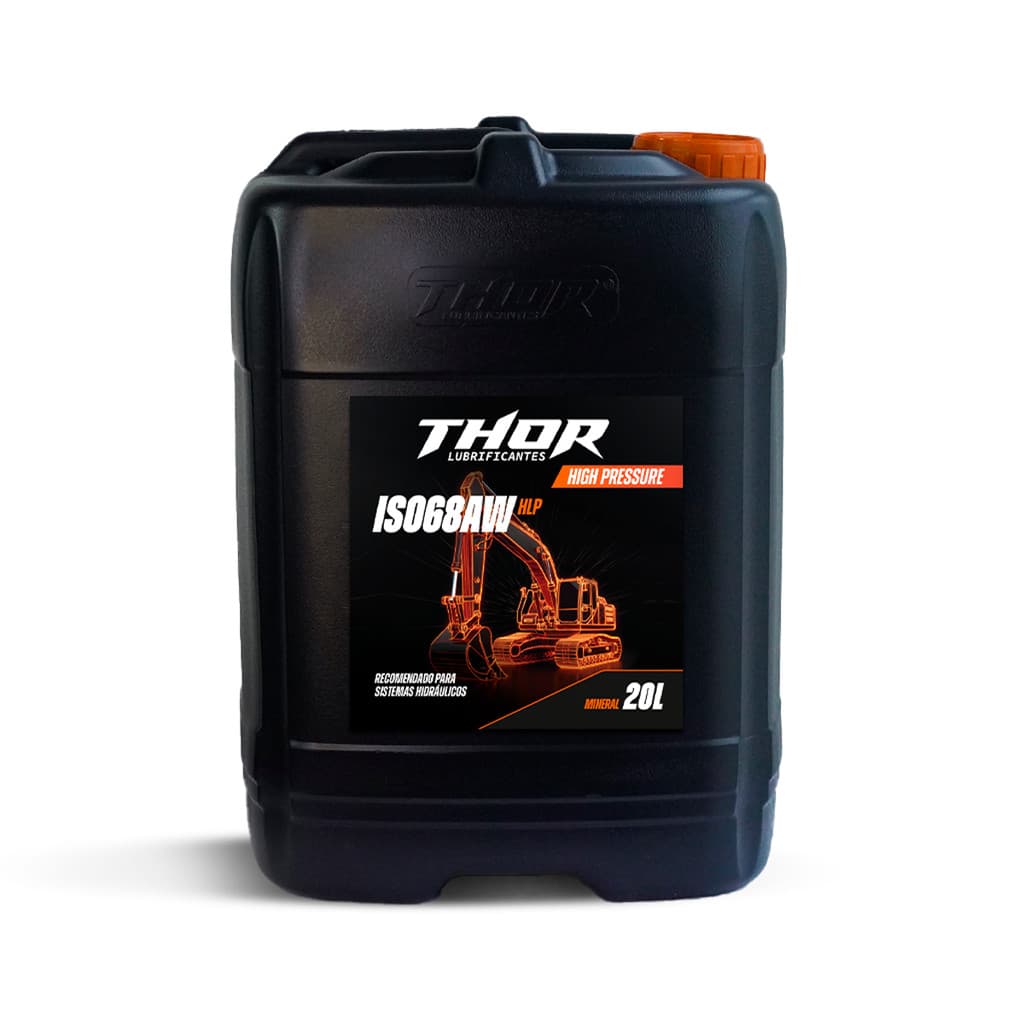 Óleo Lubrificante Thor ISO 68 AW 20L Hidraulico Hight Pressure