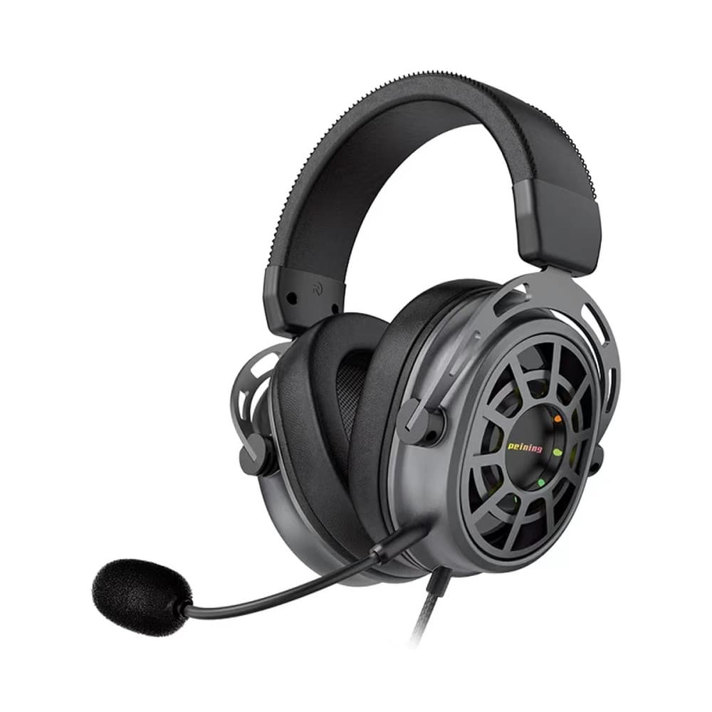Fone de Ouvido Headset Gamer USB LED com Microfone Som Potente Cabo 2 Metros para PC Gamer PEI-GM018