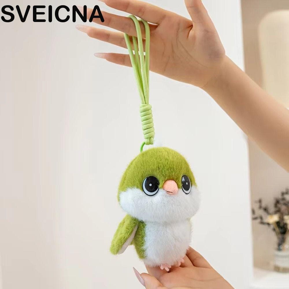 SVEICNA Brinquedo De Pelúcia De Pássaro , Pingente Desenho Animado De Algodão PP , Pardal De Simulação De Animal