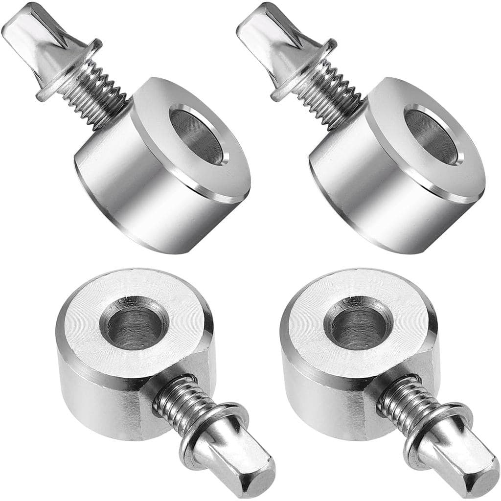 Facmogu 4 Peças de Contrapeso para Martelo de Pedal, Contrapeso Montado, Acessório para Kit de Bateria com Martelo de Pe