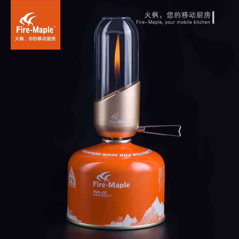 F fogo bordo pequena luz laranja ao ar livre iluminação portátil barraca de gás luz acampamento luz vapor acampamento lu