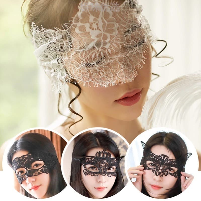 Máscara de renda meia Face para festa de menina, máscara de baile, ornamento requintado, decoração, festa de máscaras pe