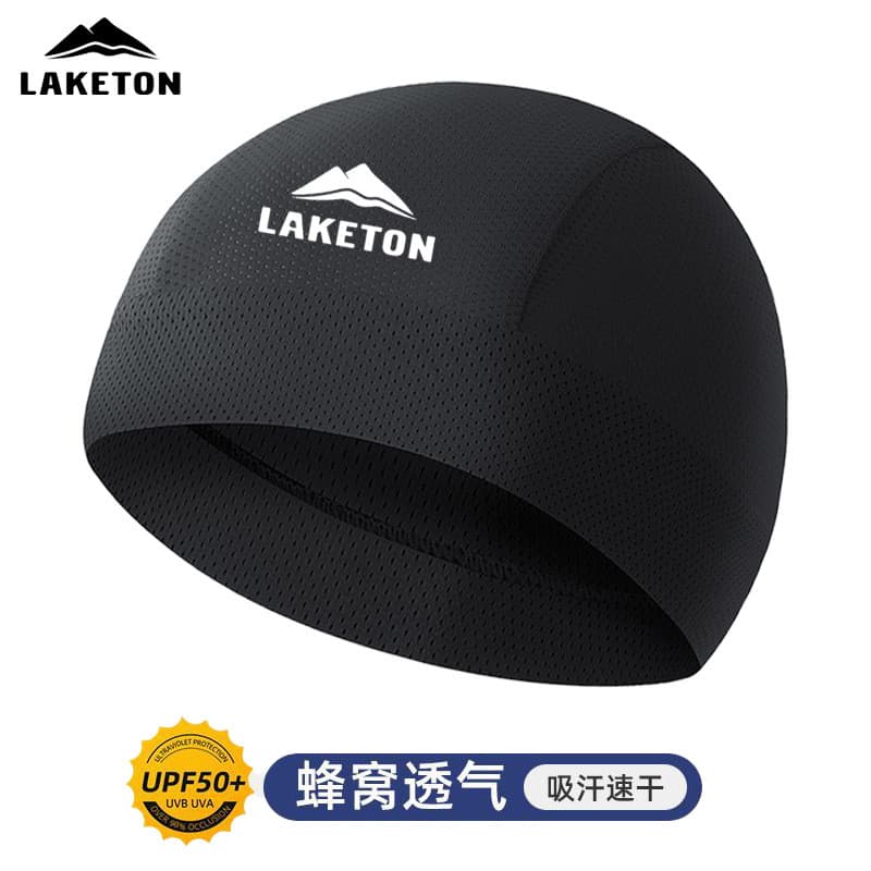 Chapéu masculino verão gelo seda protetor solar máscara ciclismo boné de secagem rápida capacete da motocicleta chapelar
