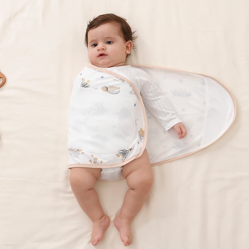 Manta Para Bebê Swaddle Blanket 0-6 Meses Proteja A Barriga Do Envoltório O Recém-Nascido Estilo Fino Verão