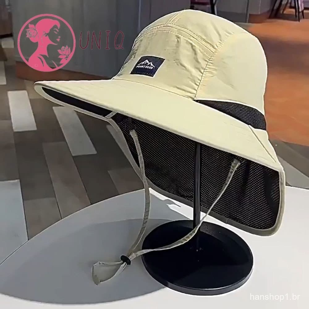 Chapéu De Pescador UNIQ , Chapéus De Caminhada De Aba Larga De Secagem Rápida , Balde , Protetor Solar Sol