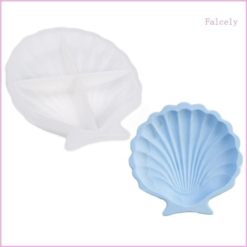 Molde Silicone Multiuso Falco Para Prato Gesso Formato Conchas , Armazenamento Joias E Bugigang