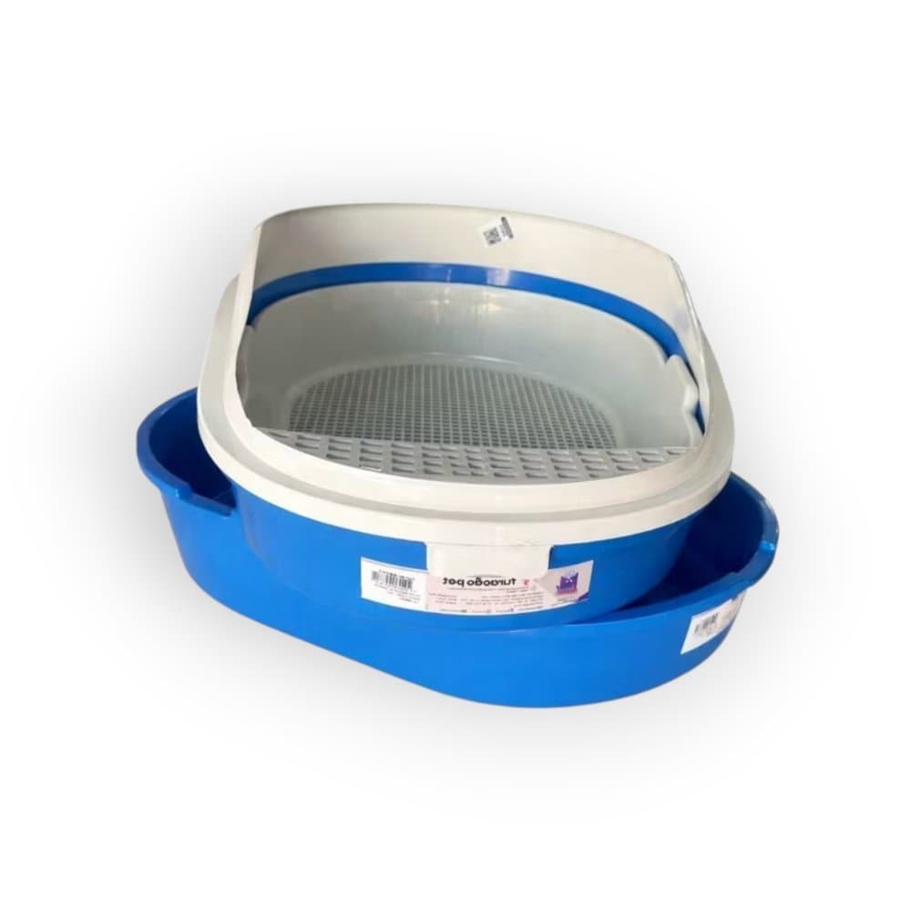 Bandeja Higiênica Gato Furba Elegance com Peneira Autolimpante Caixa de Areia Grande Anti Areia Fácil Limpeza