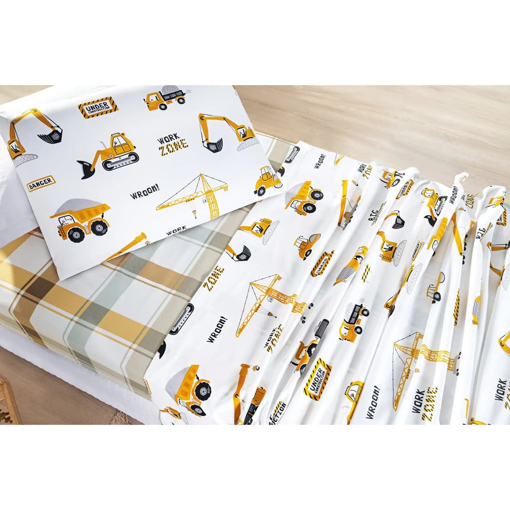 Jogo De Lençol Solteiro Tutti Estampado Infantil 3 Peças