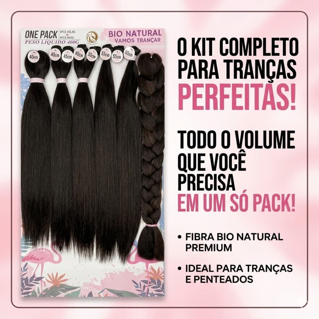 Cabelo Entrelace Bio Fibra Liso 65cm 380g Miss Ariana Freedom Original