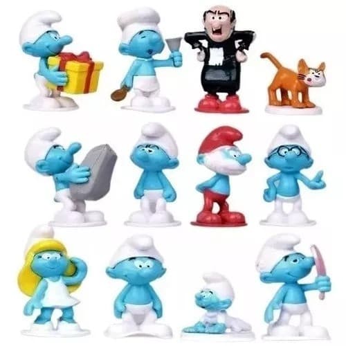 Conjunto de Elfos, Contém 12 Mini Personagens de Filme - Elfo