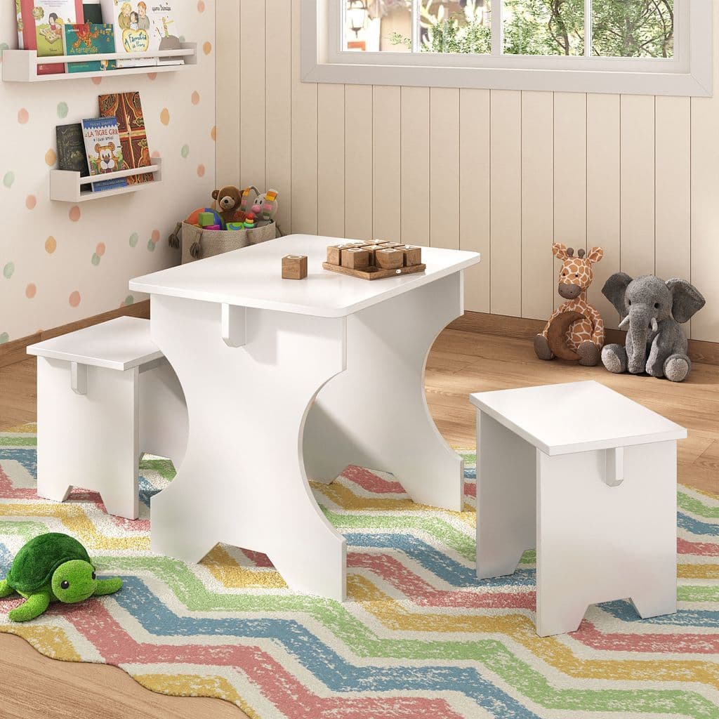 Conjunto Mesinha e Banquinho  Infantil