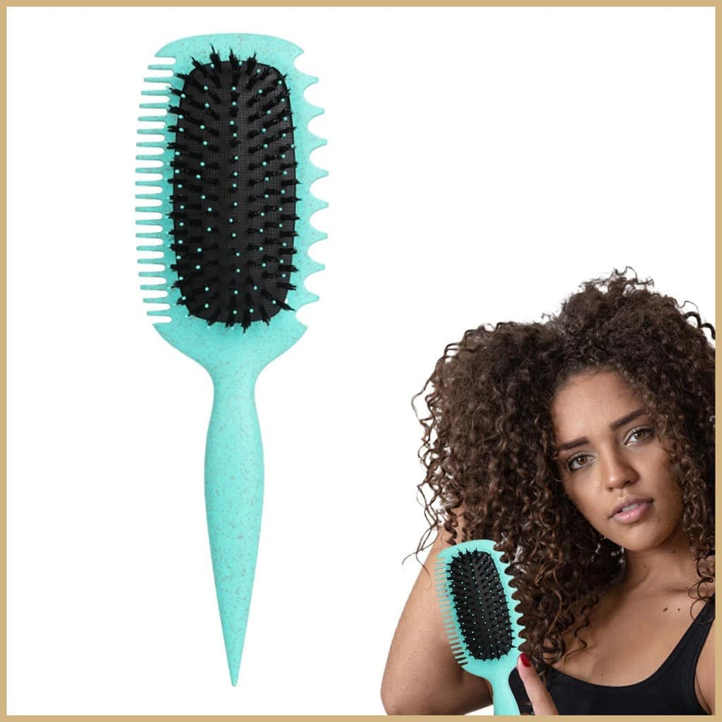 Pente especial para cabelos cacheados, ferramenta de modelagem capilar, utensílio de cuidados pessoais, pente confortáve
