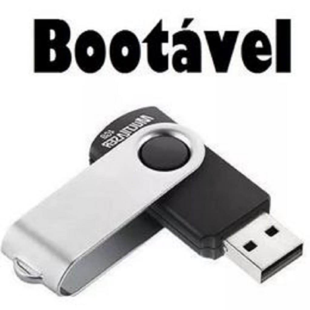 Pendrive Multlaser 8 Gigas Bootavel W7/8.1/10/11 32/64 Bits