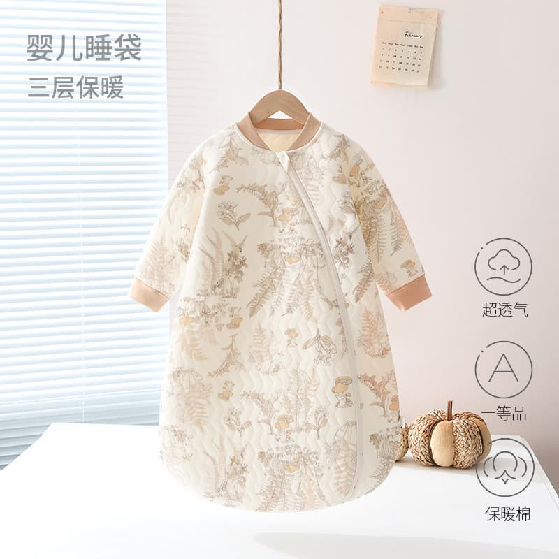 Bebê quente saco de dormir primavera outono colcha bebê em forma de U engrossado pijamas recém-nascidos tipo zíper multi
