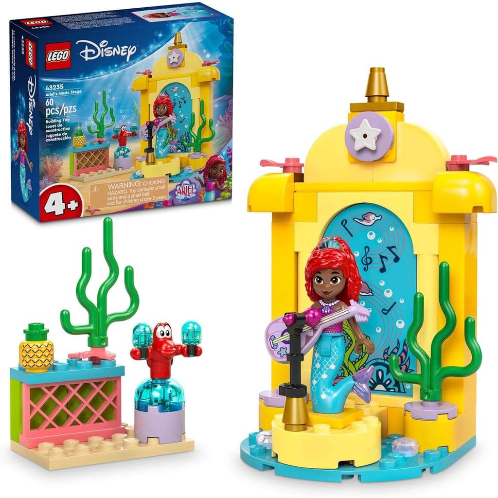 LEGO Disney Princess Palco Musical da Ariel 60 peças 43235