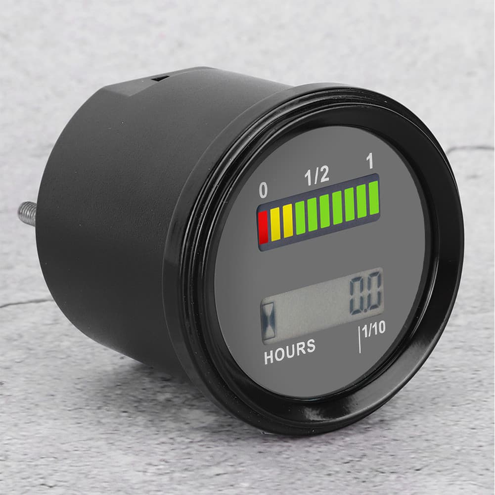 TMA ~ DC12-48V LCD LED Indicador De Bateria Digital Medidor De Hora Do Motor Para Empilhadeira De Carrinho De Golfe